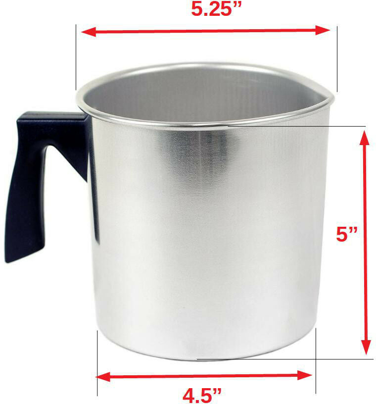Candle Wax Pouring Pitcher Pot: Wax Melting Pot with Drip-Free Spout & –  Starlight Wholesale